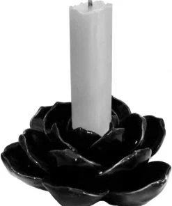 Alchemy Gothic Alchemy Black Rose Candle Holder