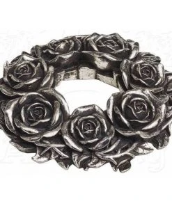 Alchemy Gothic Alchemy Black Rose Wreath Wall Plaque V65