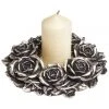 Alchemy Gothic Alchemy Black Rose Wreath Wall Plaque V65