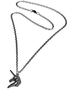 Alchemy Gothic All Jewellery Alchemy Black Unicorn Pendant
