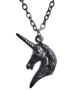 Alchemy Gothic All Jewellery Alchemy Black Unicorn Pendant
