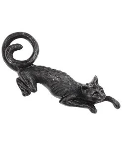 Alchemy Gothic Cat Sith Hair Clip HH11 Gothic Jewellery