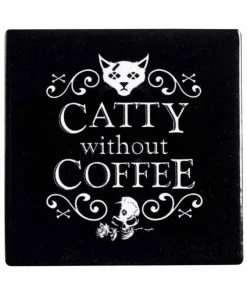 Alchemy Gothic Alchemy Catty Without Coffee Coaster