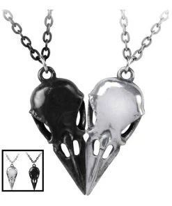 Alchemy Gothic Alchemy Coeur Crane Necklace P834