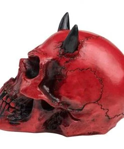 Alchemy Gothic Crimson Demon Skull V43 All Homeware