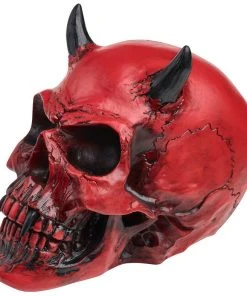 Alchemy Gothic Crimson Demon Skull V43 All Homeware
