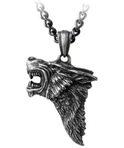 All Jewellery Alchemy Gothic Dark Wolf Pendant P833