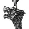 All Jewellery Alchemy Gothic Dark Wolf Pendant P833 1 All Jewellery Alchemy Gothic Dark Wolf Pendant P833