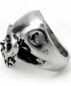 Alchemy Gothic Death Skull Ring R6 Jewellery
