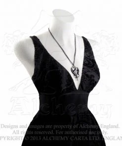 All Jewellery Alchemy Gothic Diamond Heart Pendant P609