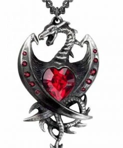 All Jewellery Alchemy Gothic Diamond Heart Pendant P609