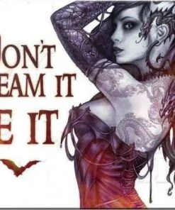 Alchemy Gothic All Homeware Alchemy Dont Dream It Be It Plaque