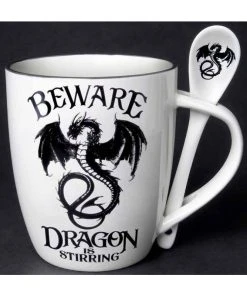 Alchemy Gothic Alchemy Dragon Is Stirring Mug And Spoon Set