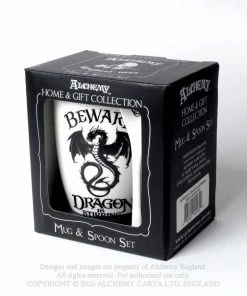 Alchemy Gothic Alchemy Dragon Is Stirring Mug And Spoon Set
