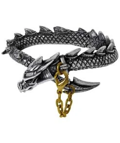 Alchemy Gothic Dragons Lure Bangle A124
