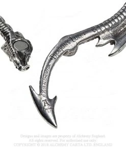 Alchemy Gothic Dragons Lure Bangle A124