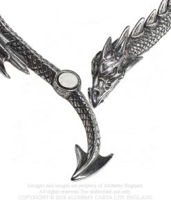 Alchemy Gothic Dragons Lure Bangle A124