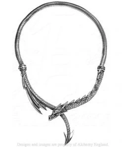 Alchemy Gothic Dragons Lure Necklace P829 Gothic Jewellery