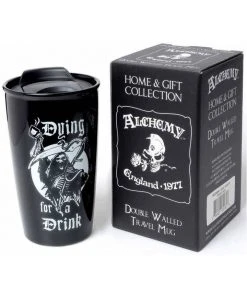 Alchemy Gothic Dining & Barware Alchemy Dying For A Drink Double Walled Mug