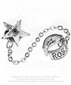 Alchemy Gothic Earring Rosa Nocta Earcuff E382 Gothic Jewellery