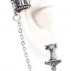 Alchemy Gothic Earring Thor Donner Earcuff E381 Gothic Jewellery