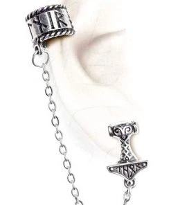 Alchemy Gothic Earring Thor Donner Earcuff E381 Gothic Jewellery