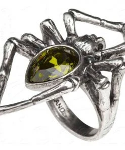 Gothic Jewellery Alchemy Gothic Emerald Venom Ring R222