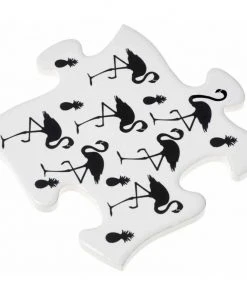 Alchemy Gothic Alchemy Flamingo Pineapple Jigsaw Coasters