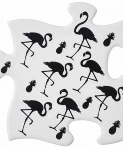 Alchemy Gothic Alchemy Flamingo Pineapple Jigsaw Coasters