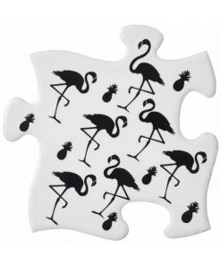 Alchemy Gothic Alchemy Flamingo Pineapple Jigsaw Coasters