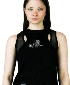 Difuzed Alchemy Gothic Glasgow Skull Stones Top (L)