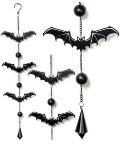 Garden Alchemy Gothic Bat Wind Chime