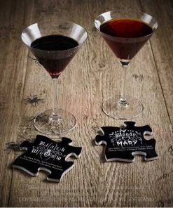 Alchemy Gothic Gothic Cocktail Jigsaw Coasters