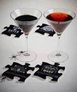 Alchemy Gothic Gothic Cocktail Jigsaw Coasters