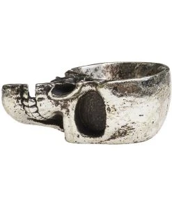 All Homeware Alchemy Gothic Half Skull Trinket Dish V60