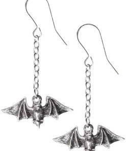 Alchemy Gothic Alchemy Kiss The Night Earrings Gothic Jewellery