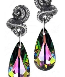 Alchemy Gothic Kraken Studs E409 Gothic Jewellery
