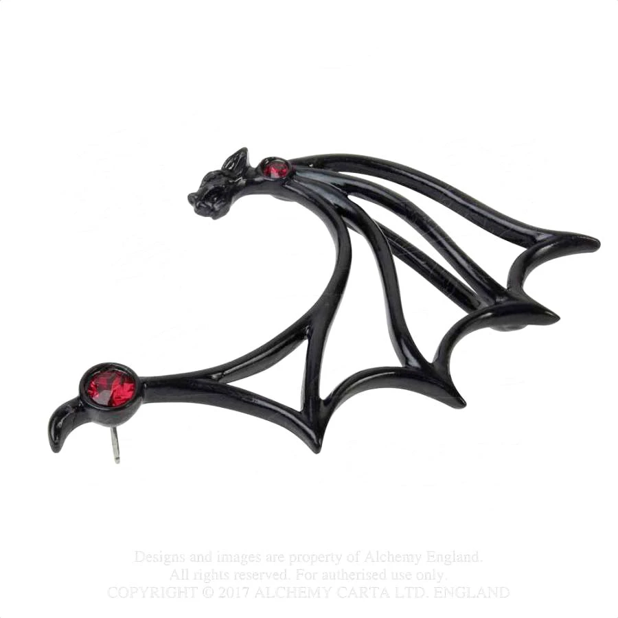 Alchemy Gothic Nocti-Dame Earwrap E392 4 Alchemy Gothic Nocti-Dame Earwrap E392