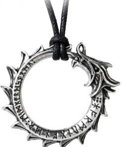 Alchemy Gothic Alchemy Jormungand Pendant P774 Gothic Jewellery