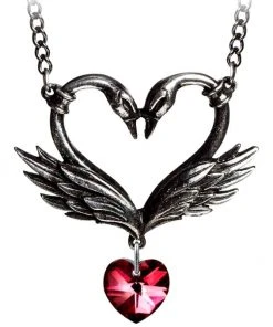 Alchemy Gothic Gothic Jewellery Alchemy The Black Swan Romance Pendant 11 Alchemy Gothic Gothic Jewellery Alchemy The Black Swan Romance Pendant
