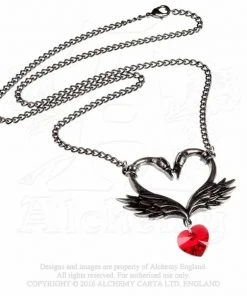 Alchemy Gothic Gothic Jewellery Alchemy The Black Swan Romance Pendant 10 Alchemy Gothic Gothic Jewellery Alchemy The Black Swan Romance Pendant