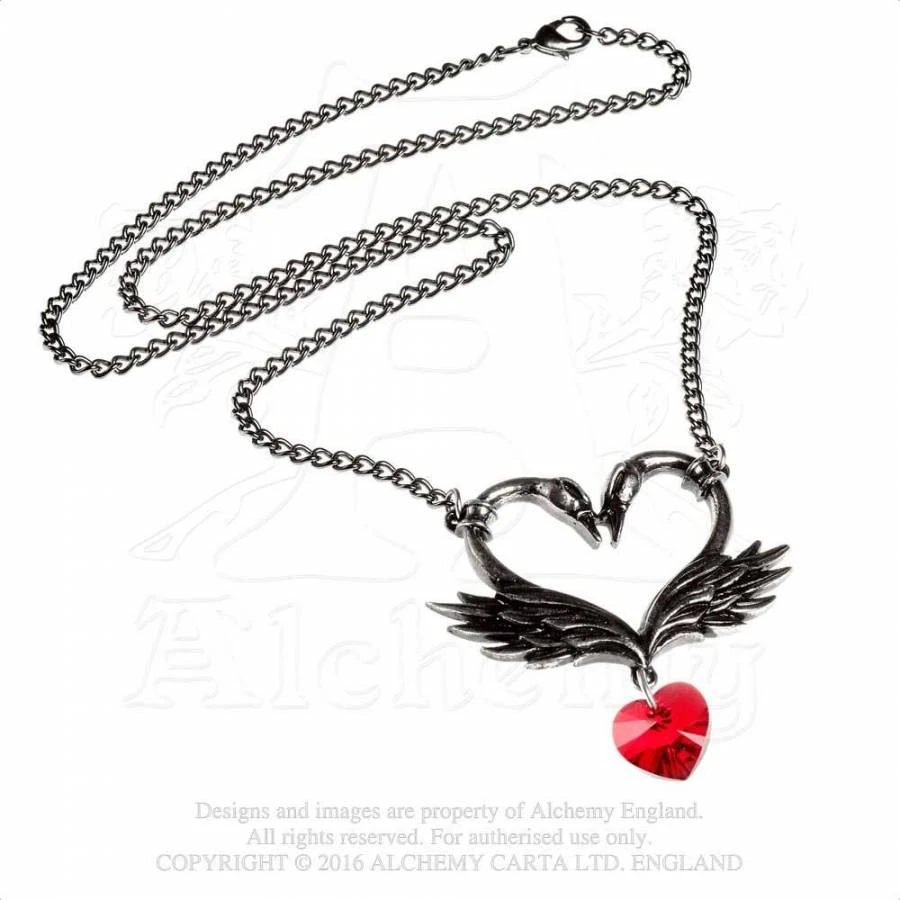 Alchemy Gothic Gothic Jewellery Alchemy The Black Swan Romance Pendant 6 Alchemy Gothic Gothic Jewellery Alchemy The Black Swan Romance Pendant