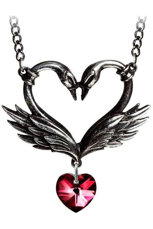 Alchemy Gothic Gothic Jewellery Alchemy The Black Swan Romance Pendant 3 Alchemy Gothic Gothic Jewellery Alchemy The Black Swan Romance Pendant