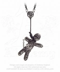 Alchemy Gothic Alchemy Pewter Voodoo Doll Pendant Gothic Jewellery