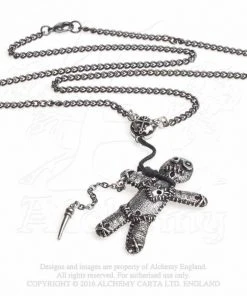 Alchemy Gothic Alchemy Pewter Voodoo Doll Pendant Gothic Jewellery
