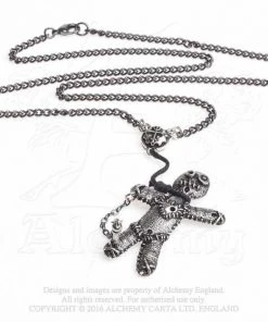 Alchemy Gothic Alchemy Pewter Voodoo Doll Pendant Gothic Jewellery