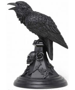 Alchemy Gothic Gothic Jewellery Alchemy Pair Of Poe's Raven Candlesticks