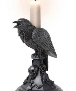 Alchemy Gothic Alchemy Poe's Raven Candlestick