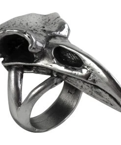 Alchemy Gothic Gothic Jewellery Alchemy Rabeschadel Raven Skull Ring R201