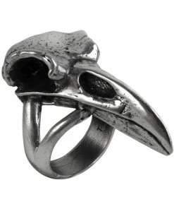 Alchemy Gothic Gothic Jewellery Alchemy Rabeschadel Raven Skull Ring R201